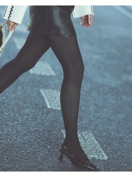 Grossiste Collant Motifs Lignes Affinant 60 Deniers