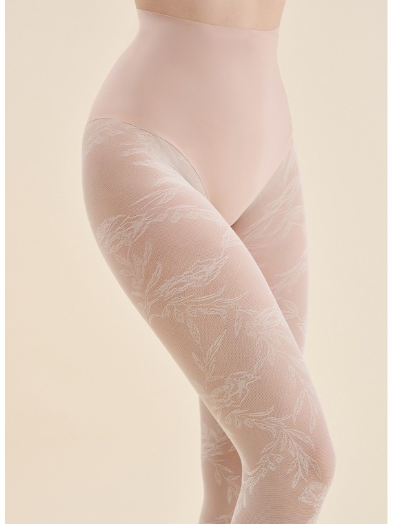Grossiste Collant Fantaisie Floral Par Gabriella, 20 den