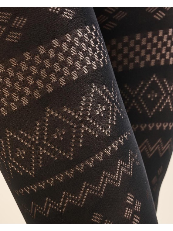 Grossiste Collant 60den Motifs Ajourés Pour l'Hiver
