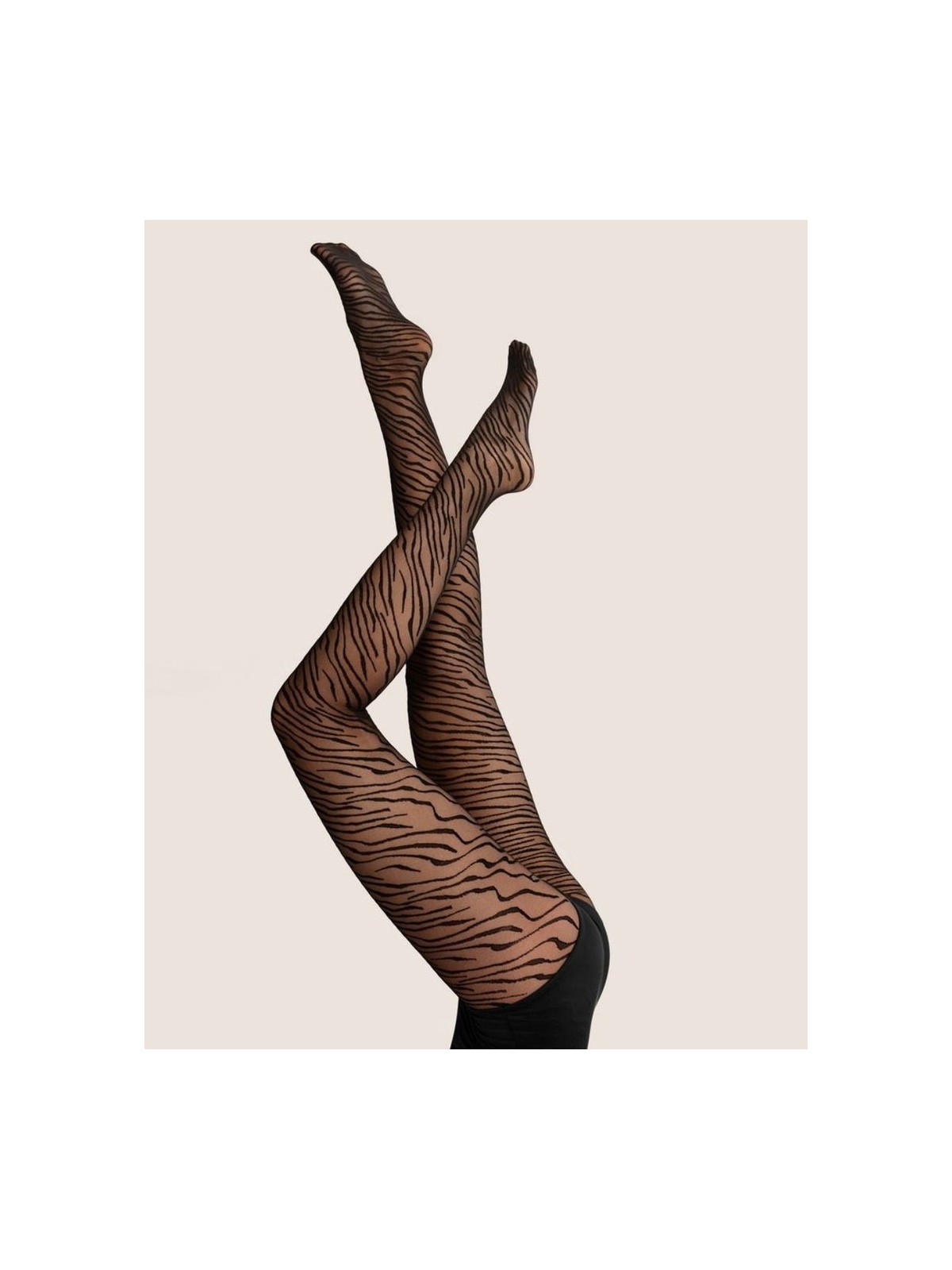 Grossiste Collant Fin Fantaisie Zèbre Noir, Blanc ou Bleu