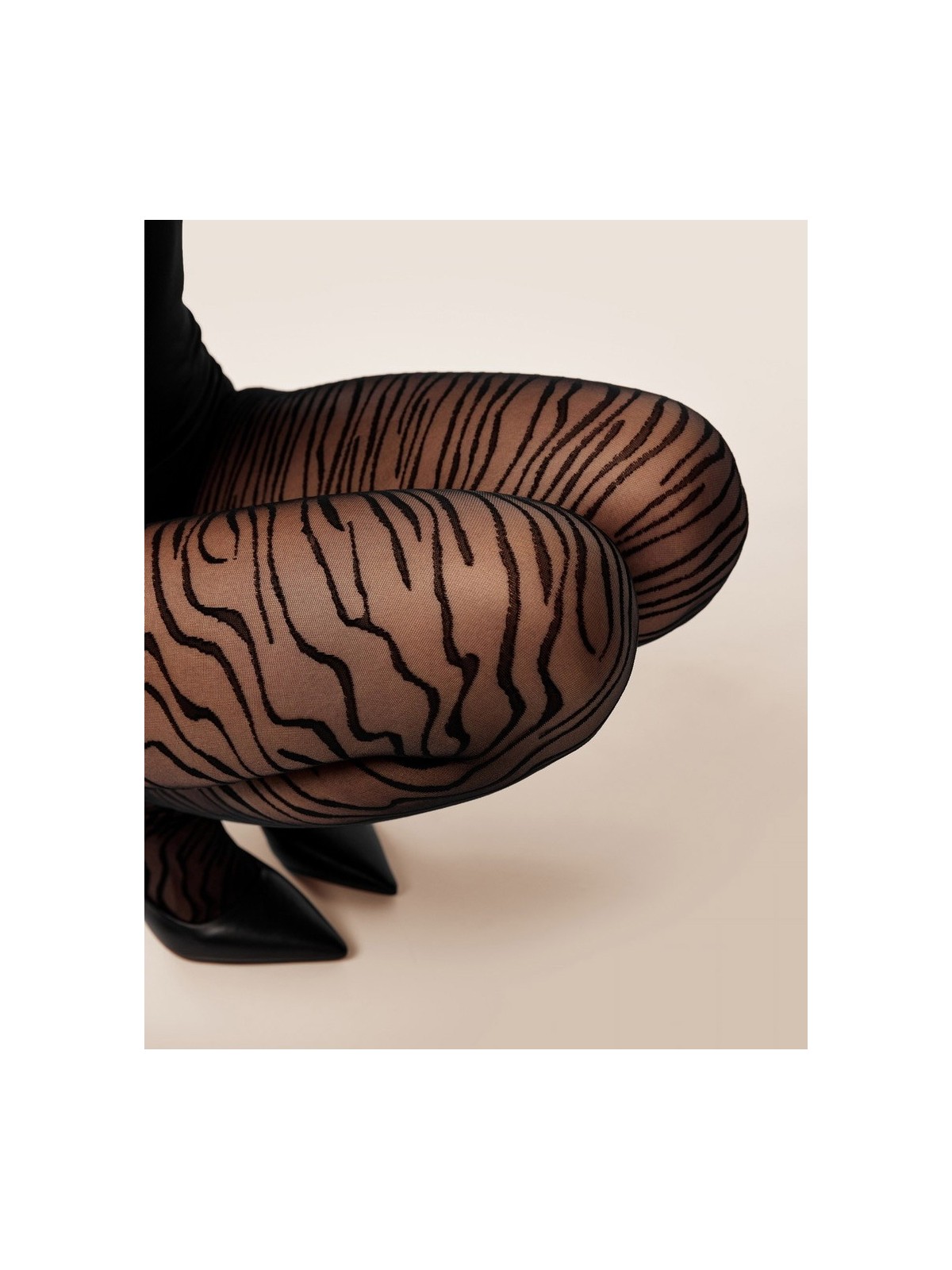 Grossiste Collant Fin Fantaisie Zèbre Noir, Blanc ou Bleu