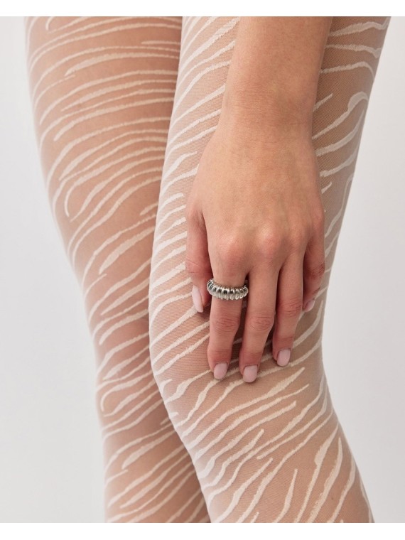 Grossiste Collant Fin Fantaisie Zèbre Noir, Blanc ou Bleu