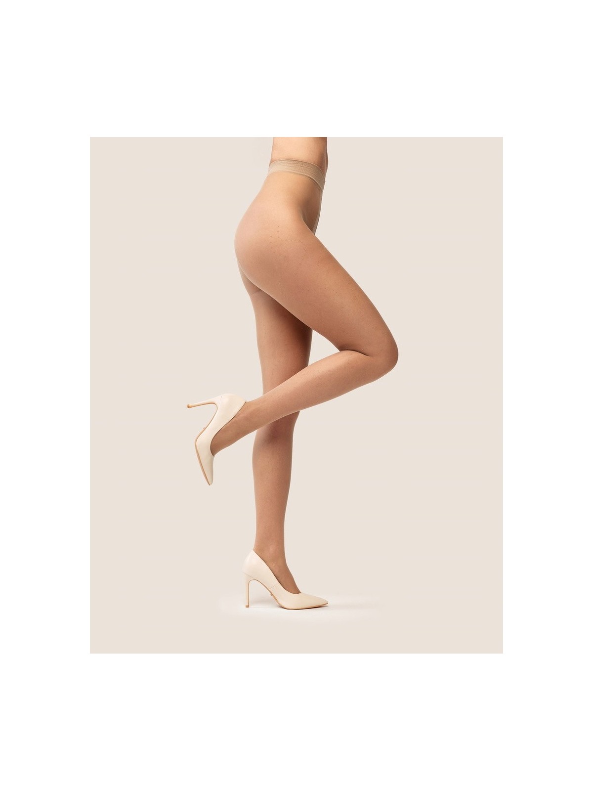 Grossiste Collant Fantaisie Avec Lignes De Pois Noir ou Beige