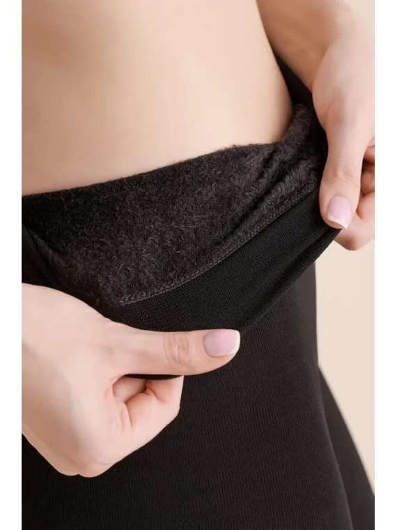 Grossiste Legging Polaire Noir Pour L'Hiver
