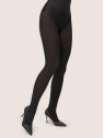 Grossiste Collant Noir Et Motifs De Points 80 Den