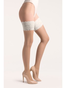 Grossiste Bas Autofixant Chair Et Jarretière Blanche