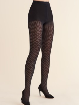 Fournisseur Collant SEILA Motifs Coeurs Gabriella